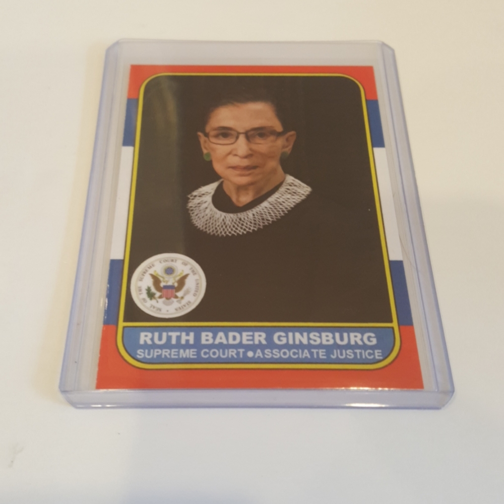 Ruth Bader Ginsburg Sports Journal trading card